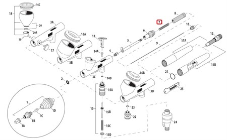 HP CM Needle Spring